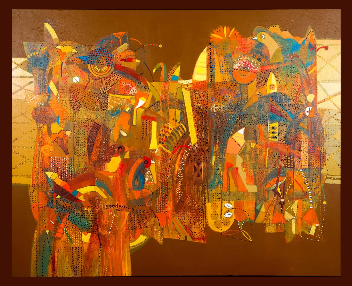 Original artwork by Braj Mohan Aarya