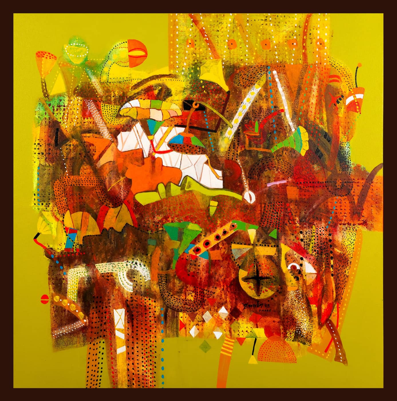 Original artwork by Brajmohan Aarya