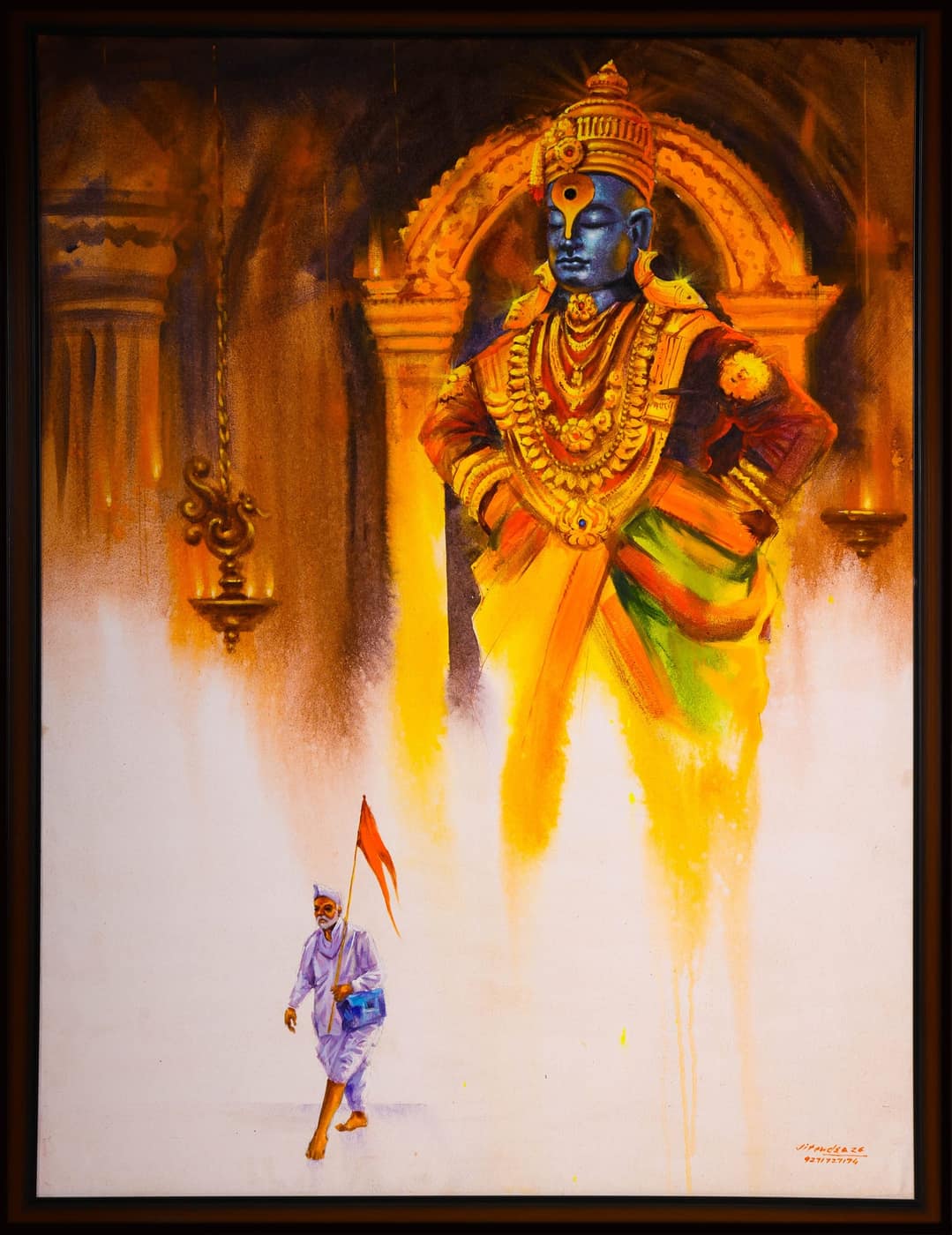 Original artwork by Jitendra C. Gaikwad