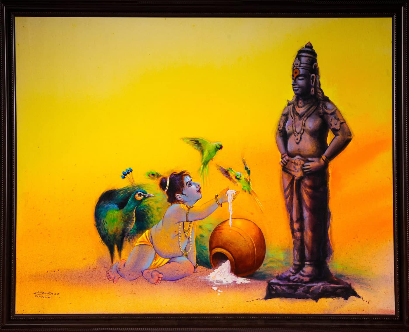 Original artwork by Jitendra C. Gaikwad