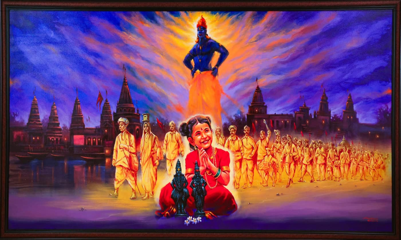Original artwork by Jitendra C. Gaikwad